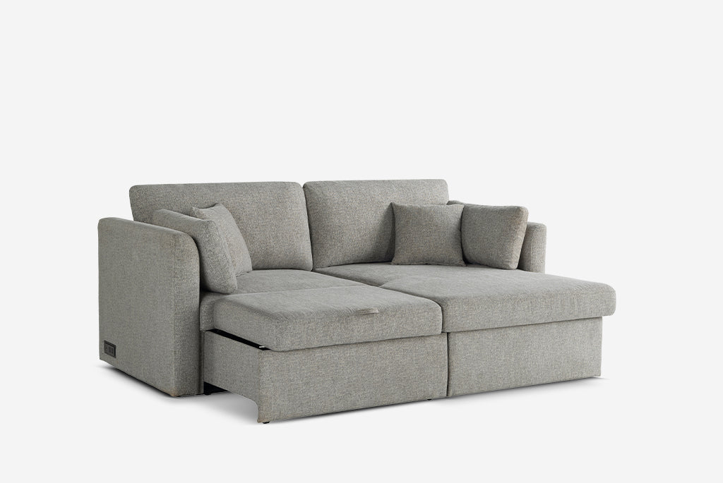 Nova Full-Size Sleeper Sectional with Storage Chaise