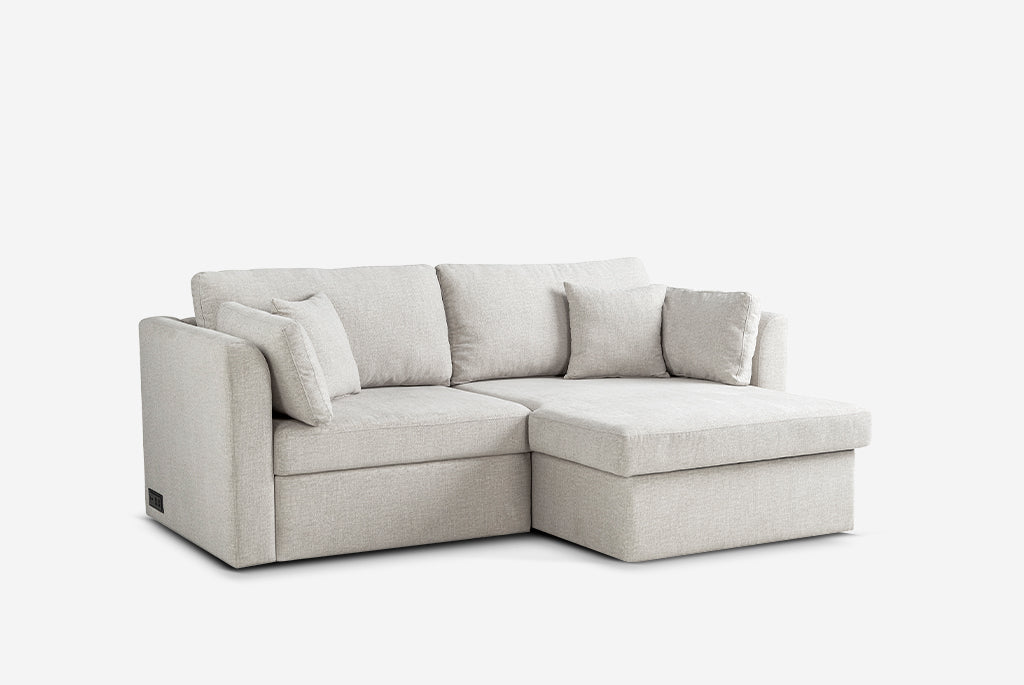 Nova Full-Size Sleeper Sectional with Storage Chaise