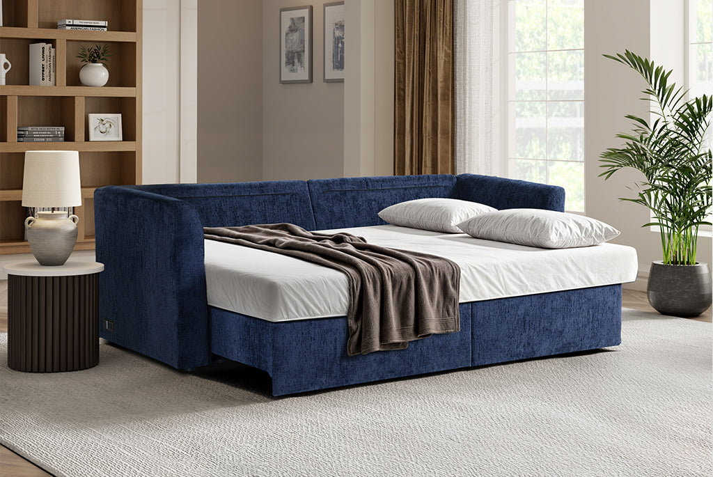 Nova Full-Size Sleeper Sectional with Storage Chaise