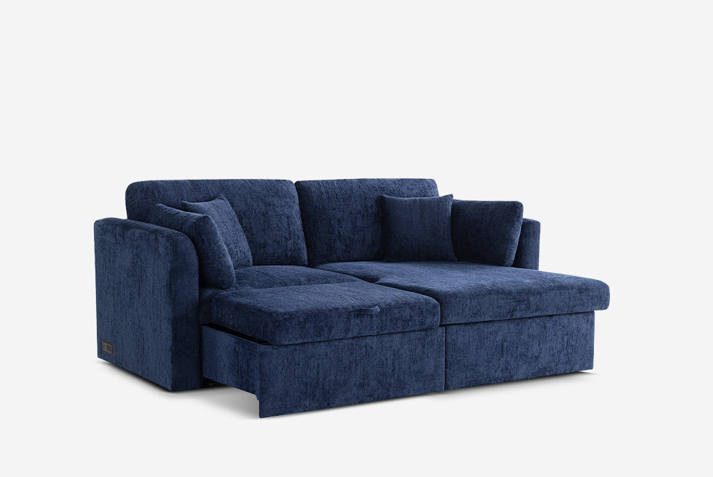 Nova Full-Size Sleeper Sectional with Storage Chaise