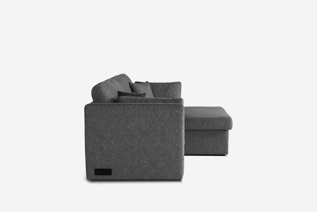 Nova Full-Size Sleeper Sectional with Storage Chaise