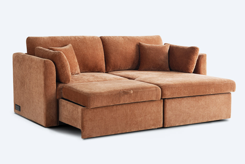 nova sleeper sectional sofa