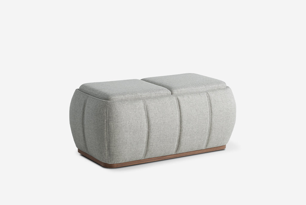 Optic Multifunctional Ottoman with Storage
