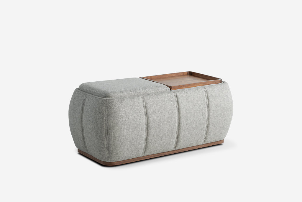 Optic Multifunctional Ottoman with Storage
