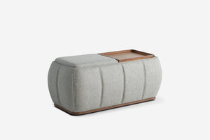 Optic Multifunctional Ottoman with Storage