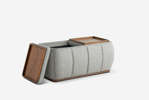 Optic Multifunctional Ottoman with Storage