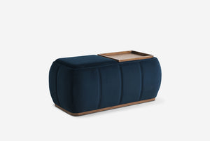 Optic Multifunctional Ottoman with Storage