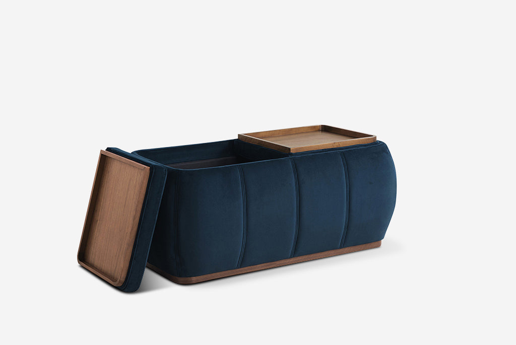 Optic Multifunctional Ottoman with Storage