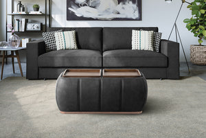 Optic Multifunctional Ottoman with Storage