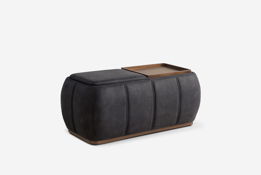Optic Multifunctional Ottoman with Storage