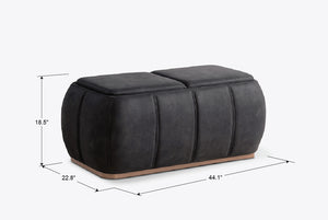 Optic Multifunctional Ottoman with Storage