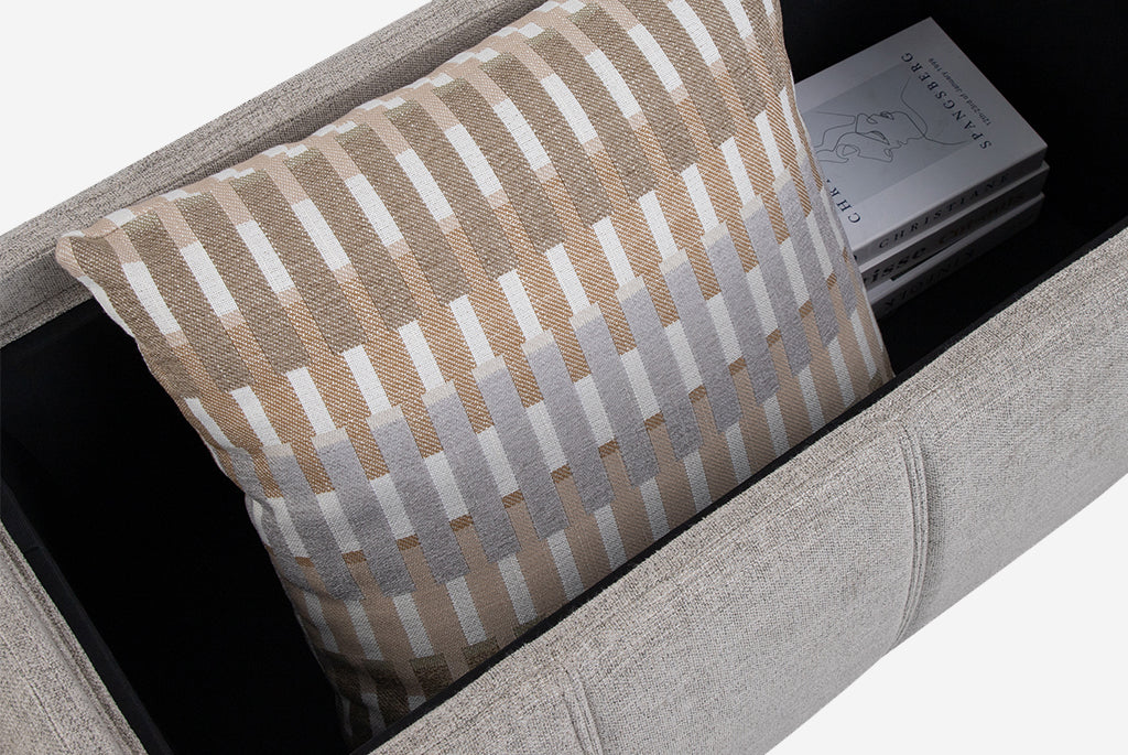 Optic Multifunctional Ottoman with Storage