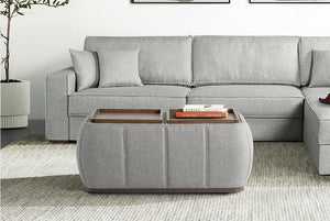 Optic Multifunctional Ottoman with Storage