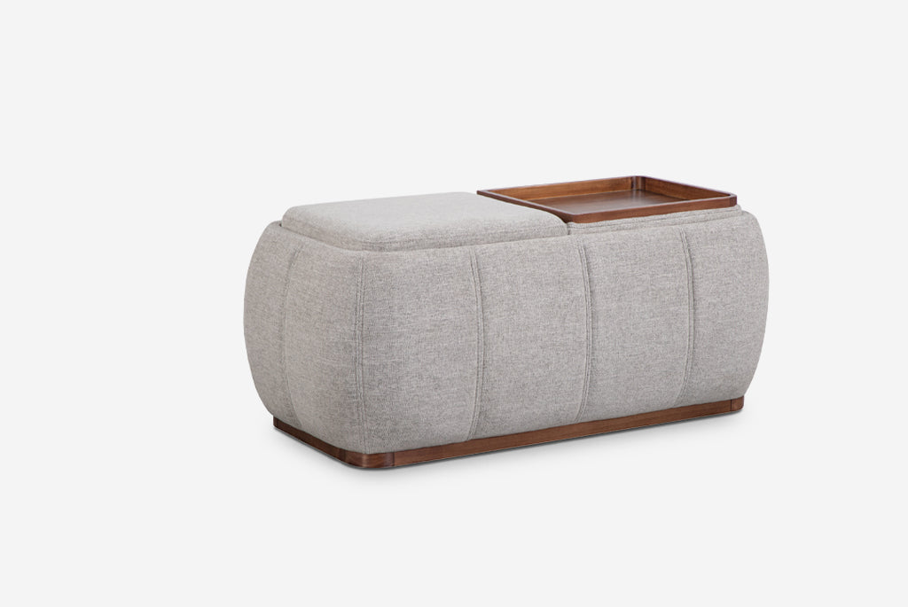 Optic Multifunctional Ottoman with Storage
