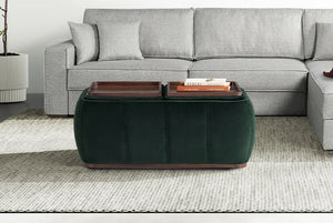 Optic Multifunctional Ottoman with Storage
