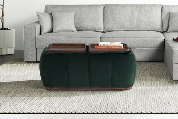 Optic Multifunctional Ottoman with Storage