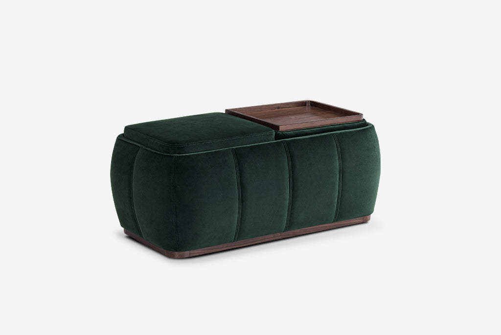 Optic Multifunctional Ottoman with Storage