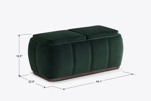 Optic Multifunctional Ottoman with Storage