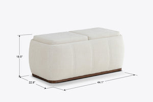 Optic Multifunctional Ottoman with Storage
