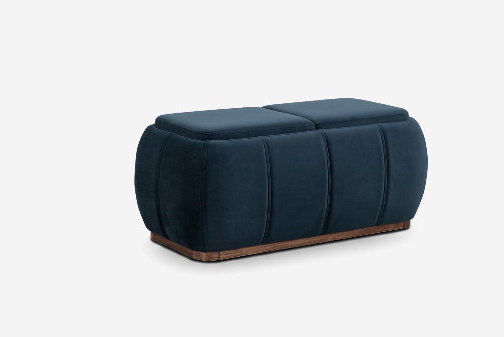 Optic Multifunctional Ottoman with Storage