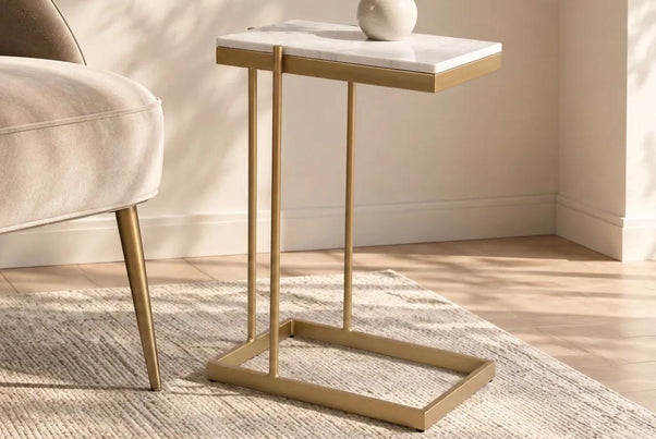 Marble C-Side Table