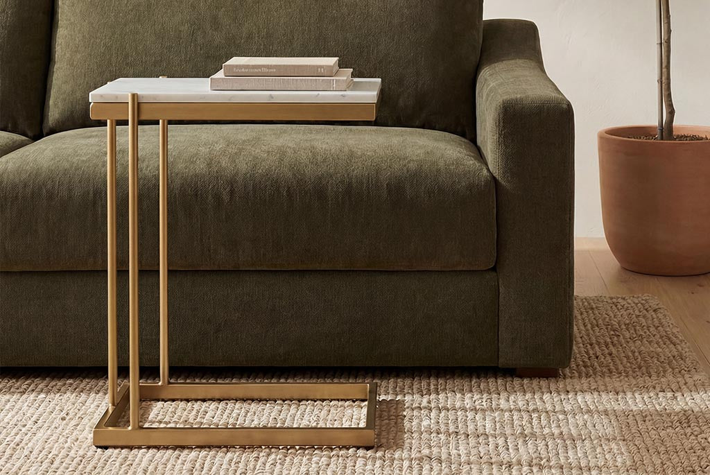 Marble C-Side Table