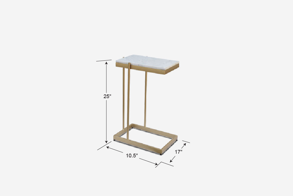 Marble C-Side Table