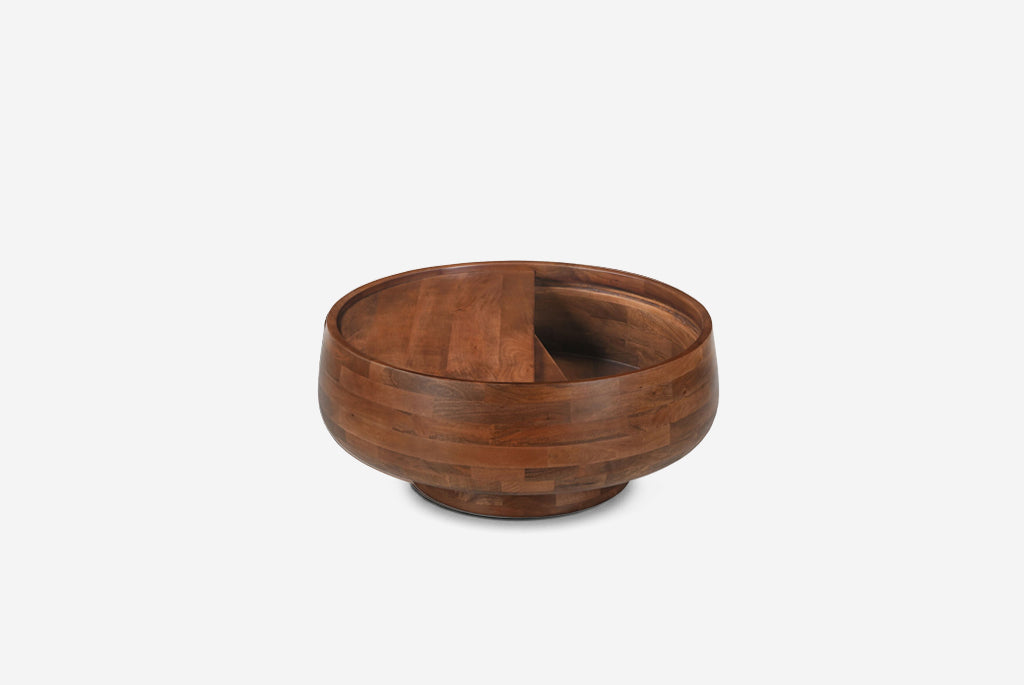Swivel-Top Storage Coffee Table