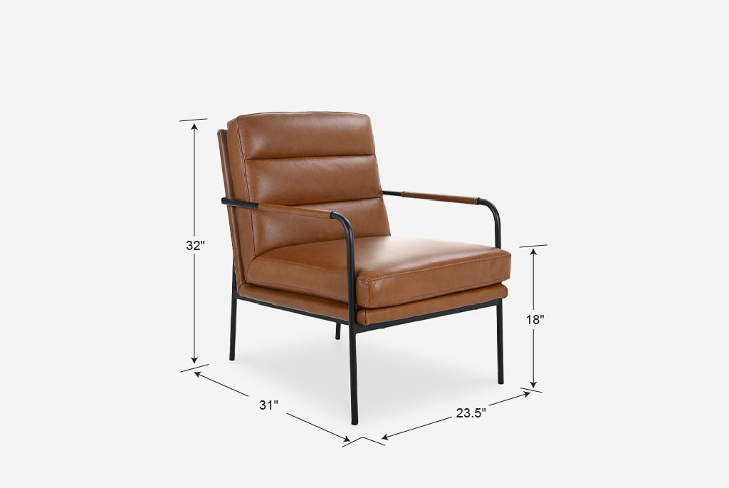 Vail Leather Accent Chair
