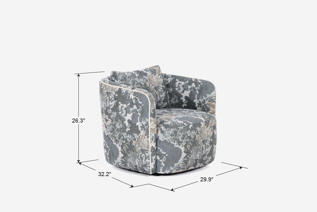 Colette Swivel Accent Chair