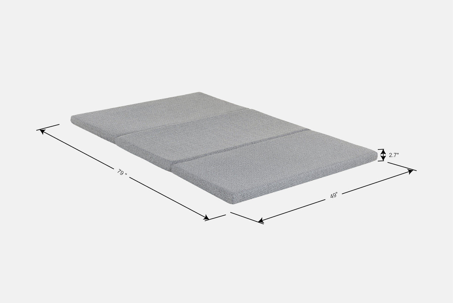 Euro Mattress Topper with Storage Bag