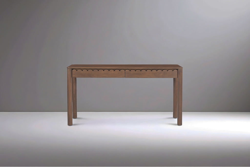 Scallop Console Table