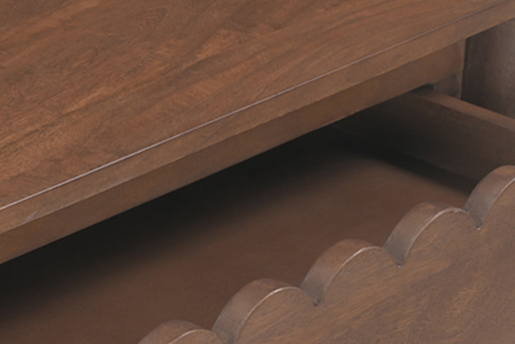 Scallop Console Table