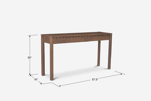 Scallop Console Table