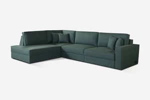 Switch Queen Sleeper Sectional with Storage Chaise