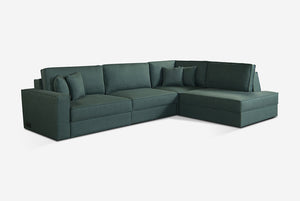 Switch Queen Sleeper Sectional with Storage Chaise