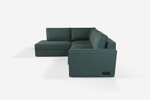Switch Queen Sleeper Sectional with Storage Chaise