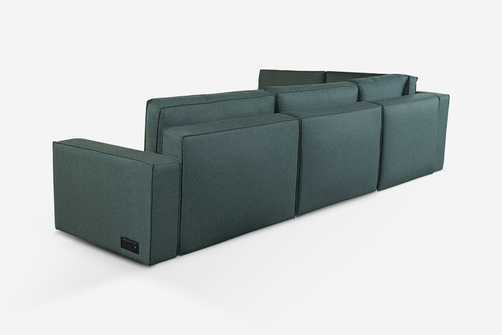 Switch Queen Sleeper Sectional with Storage Chaise
