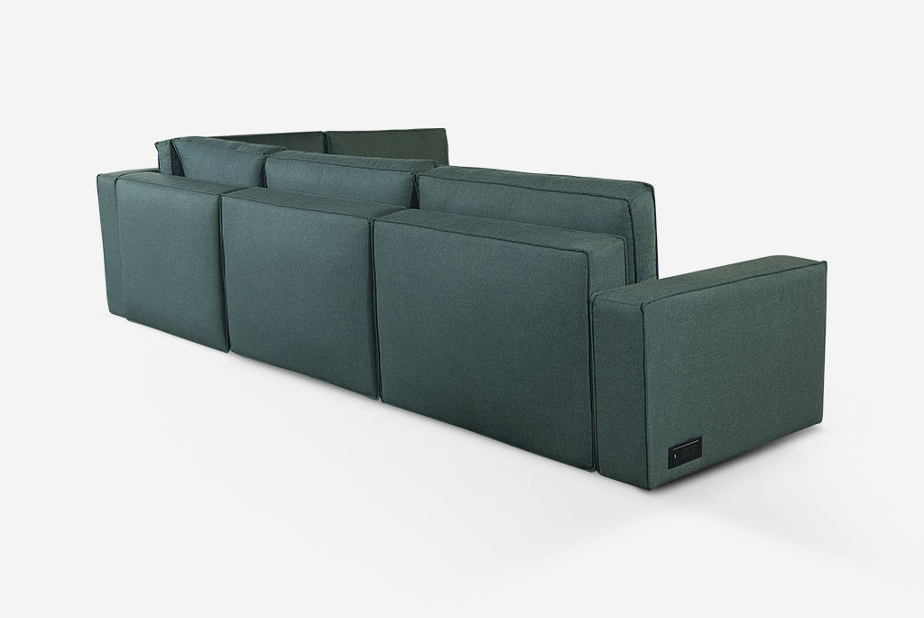 Switch Queen Sleeper Sectional with Storage Chaise