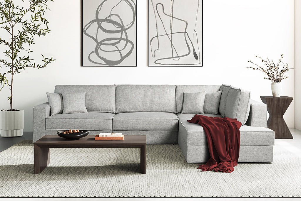 Switch Queen Sleeper Sectional with Storage Chaise