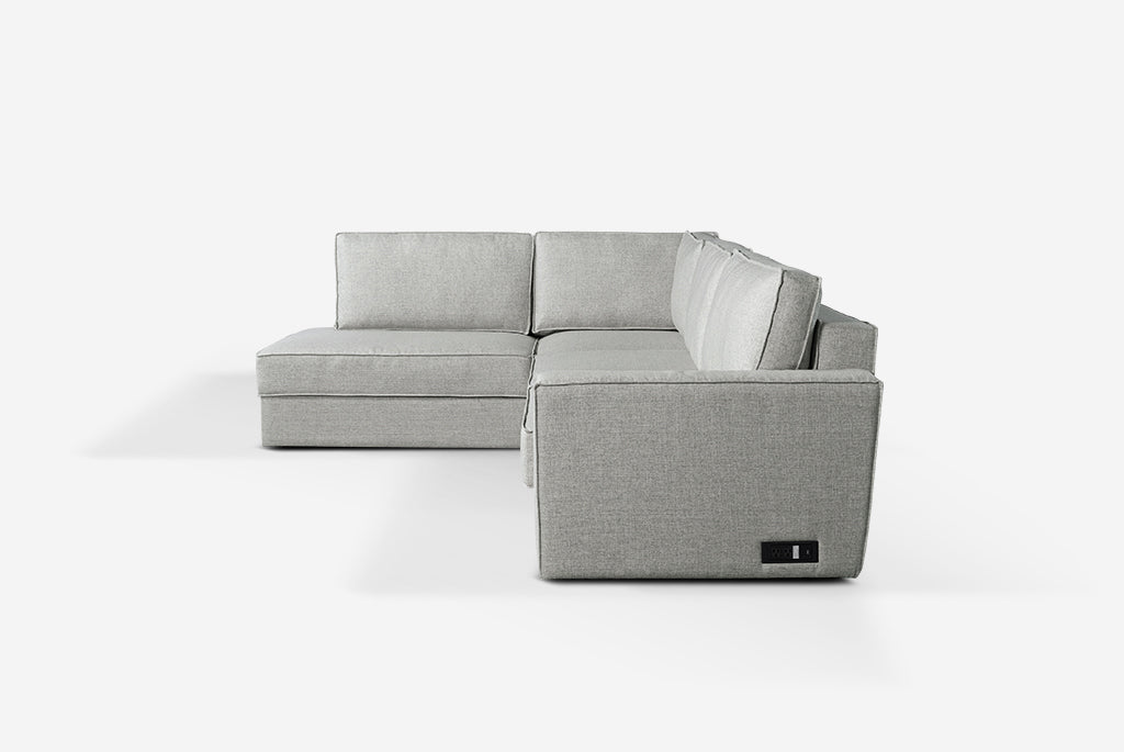 Switch Queen Sleeper Sectional with Storage Chaise