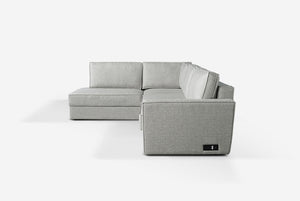 Switch Queen Sleeper Sectional with Storage Chaise