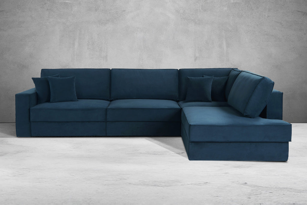 Switch Queen Sleeper Sectional with Storage Chaise