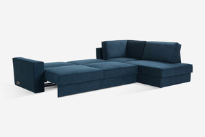 Switch Queen Sleeper Sectional with Storage Chaise