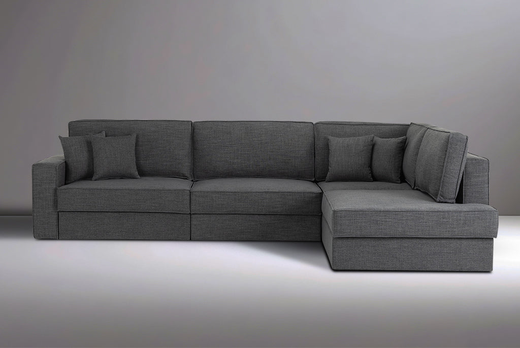 Switch Queen Sleeper Sectional with Storage Chaise