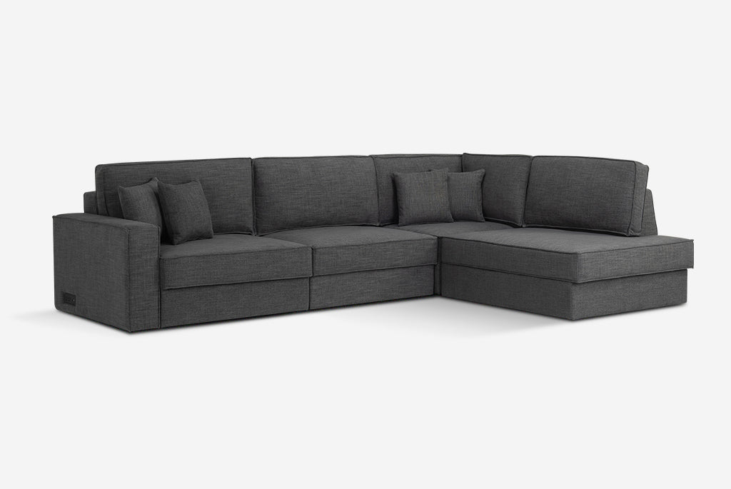 Switch Queen Sleeper Sectional with Storage Chaise