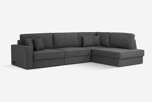 Switch Queen Sleeper Sectional with Storage Chaise