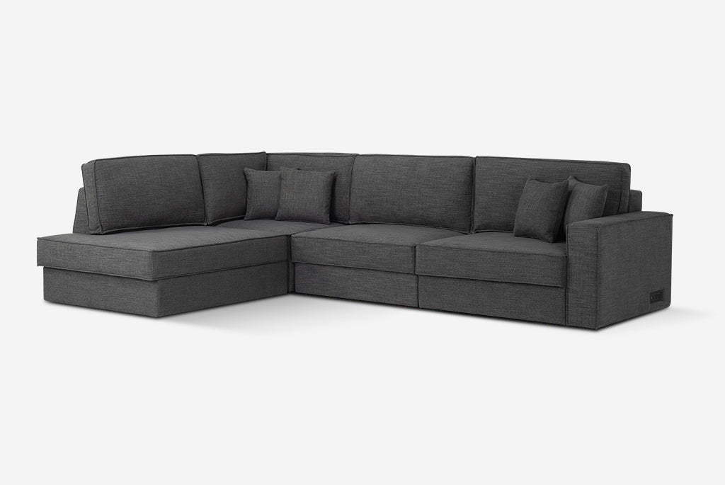 Switch Queen Sleeper Sectional with Storage Chaise