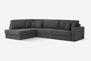 Switch Queen Sleeper Sectional with Storage Chaise