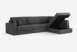 Switch Queen Sleeper Sectional with Storage Chaise